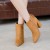 All Matching Pointed Toe Zipper Chunky Boots