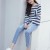 BF Style Ripped Loose Straight Harem Jeans For Woman