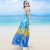 فستان طويل شيفون عاري الظهر مناسب للشاطئ