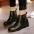 Easy Matching Round Toe Slip On Chunky Boots