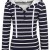 Fall Clothing Striped Hooded Woman Hoodies