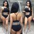 Hot Summer Letter Printing Backless Swimsuits