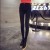 Korean Classic Brand Black Zipper Lady Women Skinny Pant