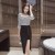 Korean Woman High Waist Asymmetrical Skirts