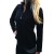 New Collection Women Long Sleeve Stand Collar Solid Color Cool Hoodies