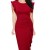 Outlet Solid O Neck Ruffle Pencil Dress