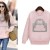 Plus Size Korean Women Letter Printing Embroidery Casual Hoodies