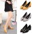 Simple Casual Chunky Pointed Toe Women Flat