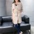 UK Style Bow Turndown Collar Trench Coats For Woman