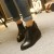 Vintage All Matching Pointed Toe Chunky Ankle Boot