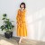 Vintage Style  Embroidery  Loose Long  Dress