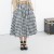 Vintage Style Plaid Loose A Line Fashion Skirt