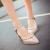 Vintage Style Pointed Rivet Chunky Heel Flats