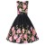 فستان جذاب مزين بالأزهار مع حزام